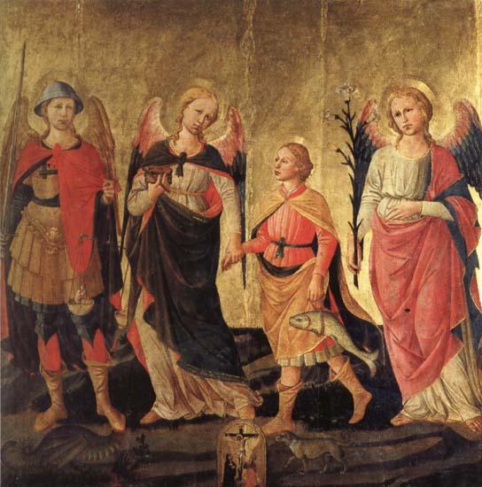 DOMENICO DI MICHELINO Tobias and the Three Archangels